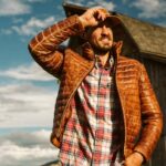 BRIDGER LEATHER DOWN JACKET