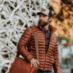 BRIDGER LEATHER DOWN JACKET