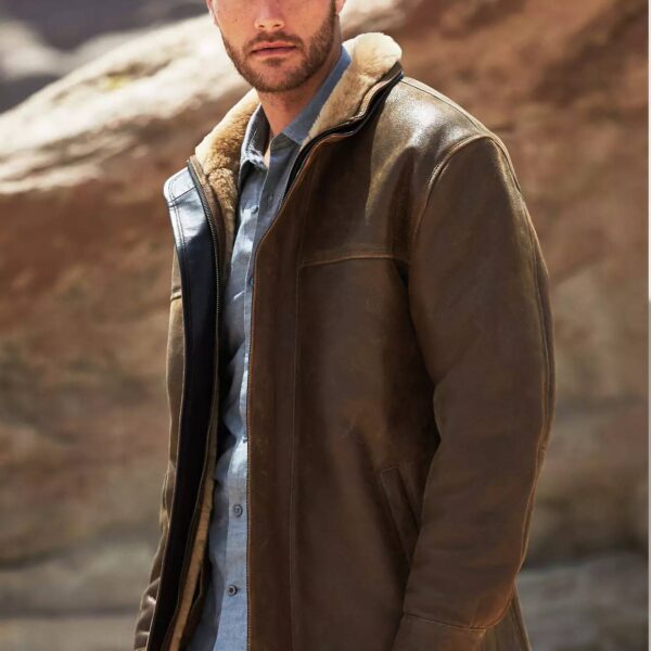 Corbin European Shearling Sheepskin Coat