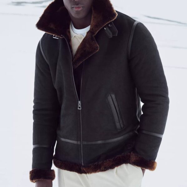 Jason Sheepskin B-3 Bomber Jacket