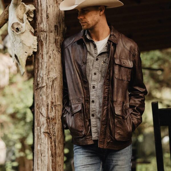 Leather Barn Coat