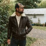 MAVERICK LEATHER BOMBER JACKET