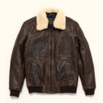 MAVERICK LEATHER BOMBER JACKET