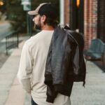MAVERICK LEATHER BOMBER JACKET