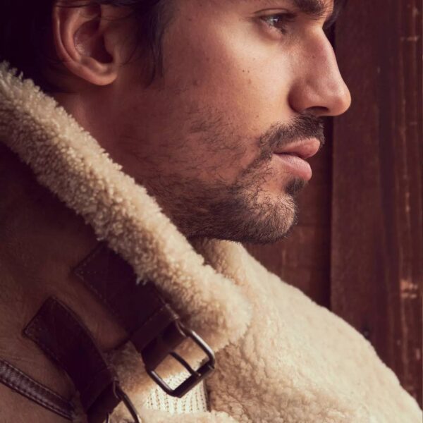 Special Edition Desert Sand Sheepskin B-3 Bomber Jacket