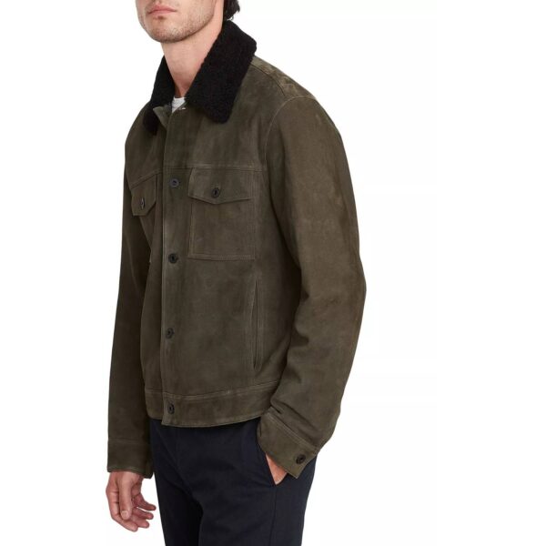 Suede Trucker Jacket