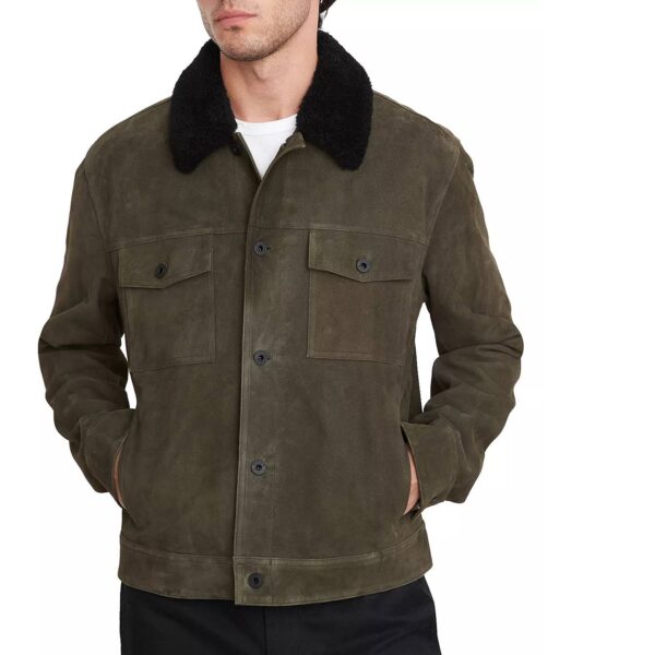 Suede Trucker Jacket