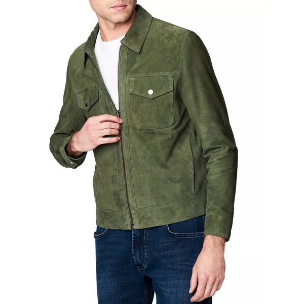 Suede Zip Jacket