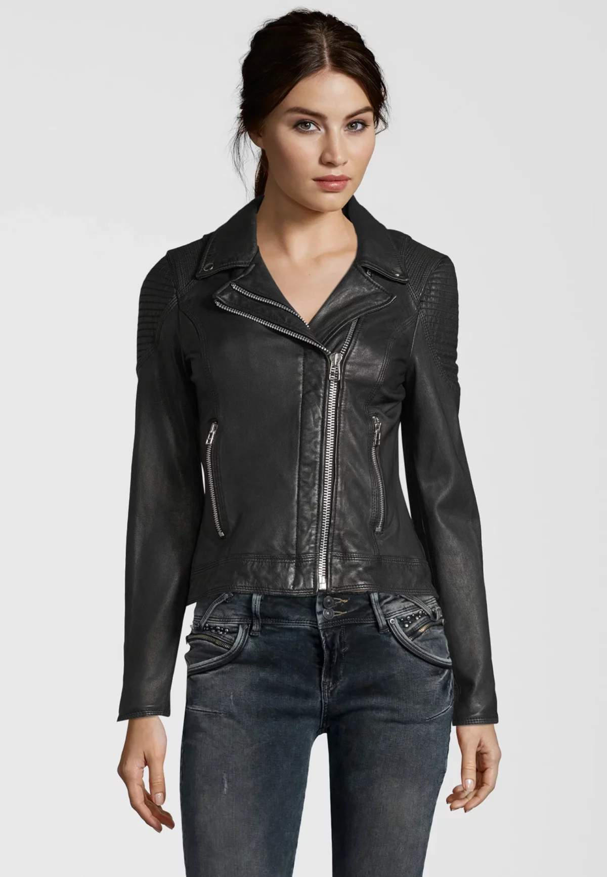 Aaliyah Leather Jacket - Free Shipping USA
