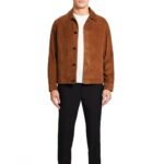 Men's Amos Suede Trucker Jacket