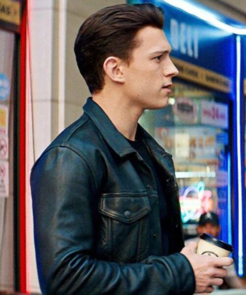 Tom Holland Uncharted Leather Jacket