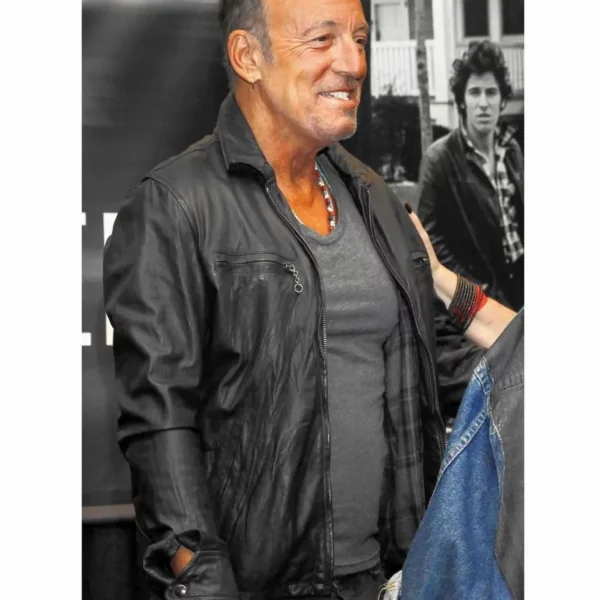 bruce springsteen leather jacket USA