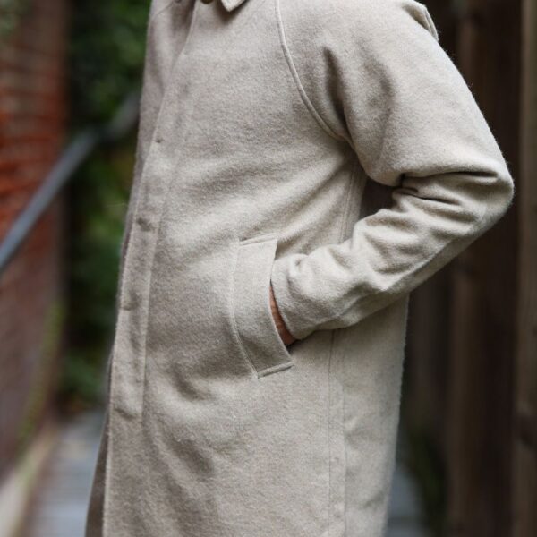 3Sixteen Wool Mac Coat US