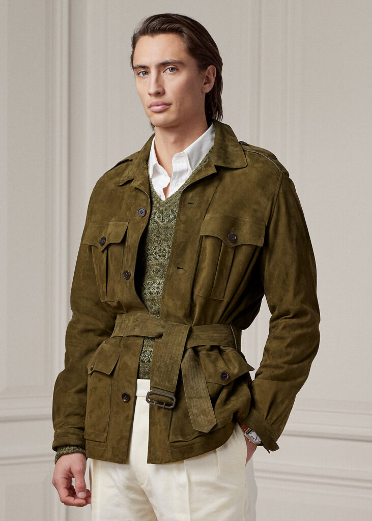 Belted Suede Jacket | The Premium Leather | Free Shipping USA