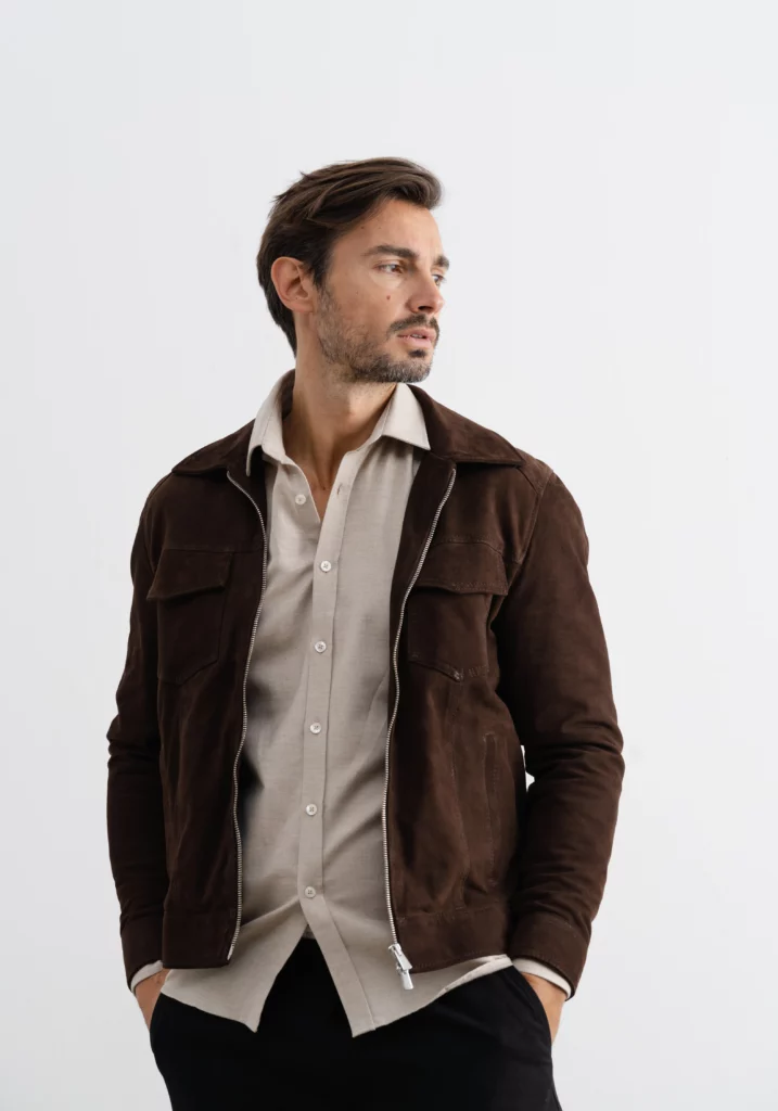 Grand Frank Suede Jacket - Free Shipping USA