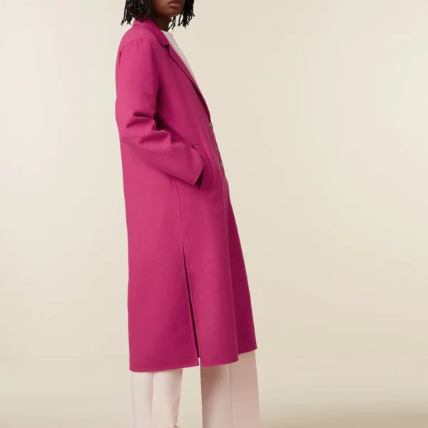 Magenta Wool Coat US