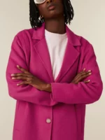 Magenta Wool Coat United States