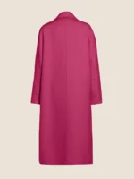 Magenta Wool Coats