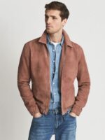 Reiss Mercury Suede Jacket USA