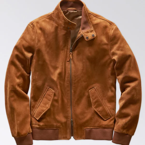 Suede Harrington Jacket USA