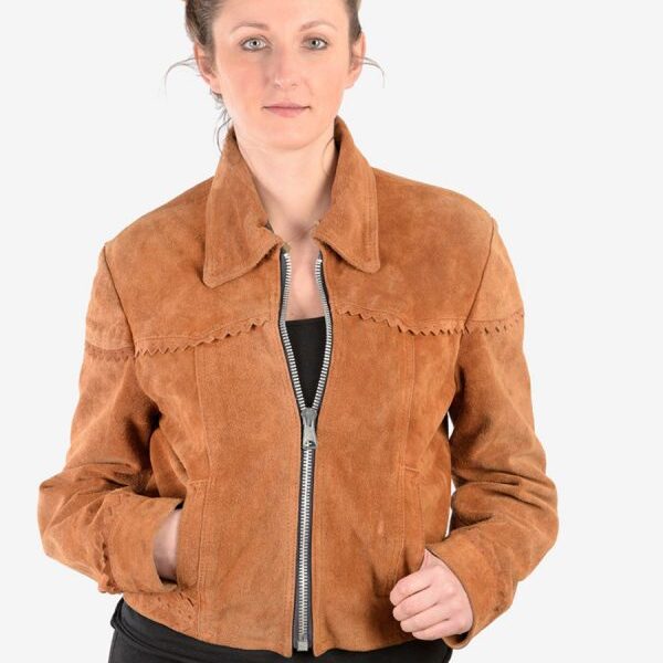 Vintage Brown Suede Jacket USA