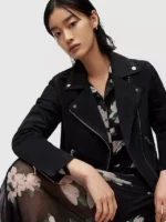 dalby suede biker jacket United States