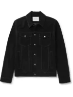 frame suede trucker jacket USA