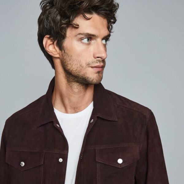 jagger suede trucker jacket USA