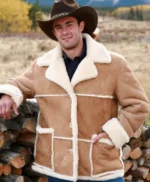 mens marlboro sheepskin coat USA