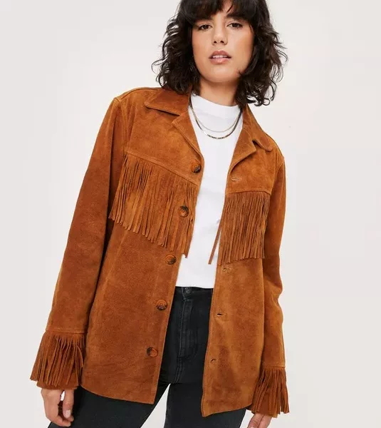 oversize suede jacket USA