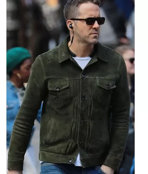 ryan reynolds suede jacket USA