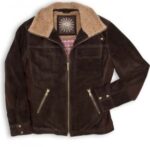 ugg belfast suede bomber jacket