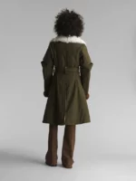 Chloe Double Breasted Wool Coat US