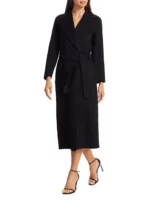 Max Mara Poldo Long Belted Wool Coat US