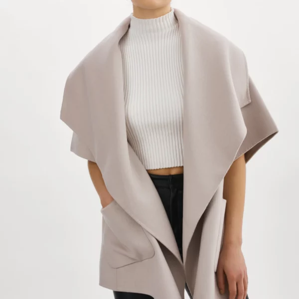lamarque penelope double face wool coat USA