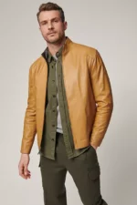 Larson North African Lambskin Leather Jacket
