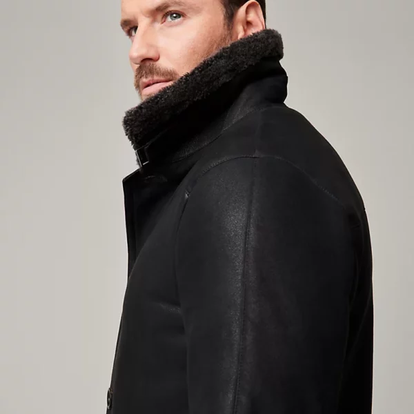 David Merino Shearling Sheepskin Coat US