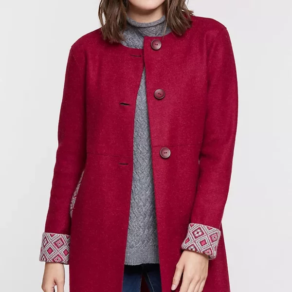 Kendra Peruvian Alpaca Wool Trapeze Coat