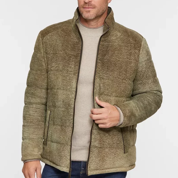 Max Quilted Lambskin Suede Jacket