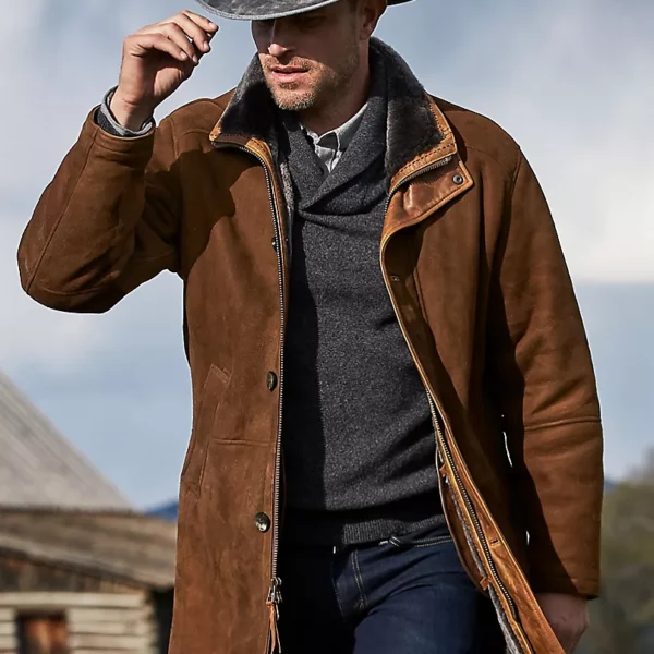 McKinley Cappuccino Merino Shearling Sheepskin Coat