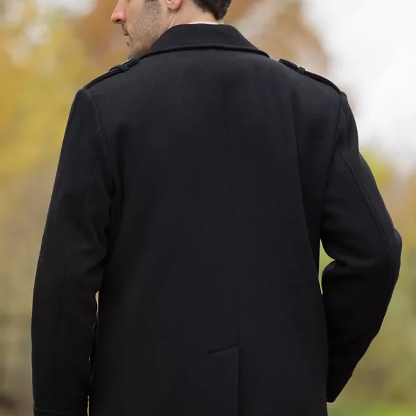 Men's Andrew Marc Nick Wool-Blend Pea Coat US