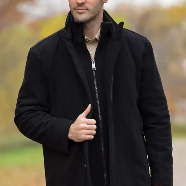 Men's Andrew Marc Wiley Wool-Blend Coat