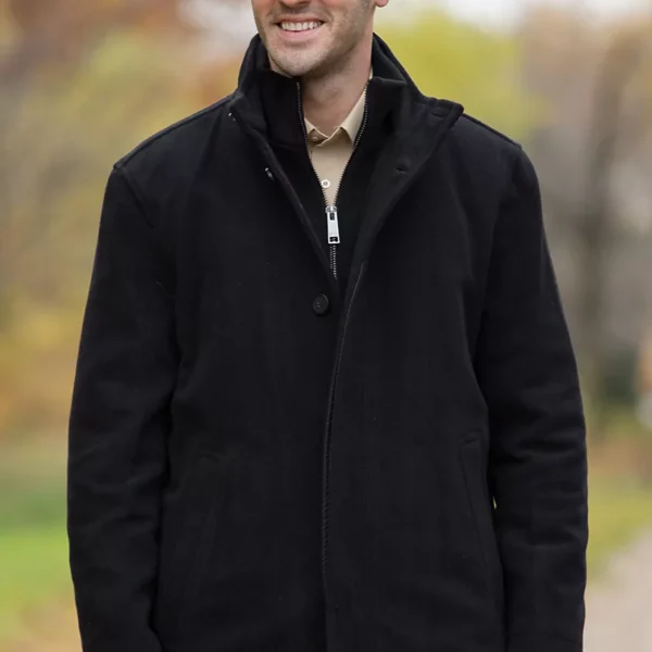 Men's Andrew Marc Wiley Wool-Blend Coat US