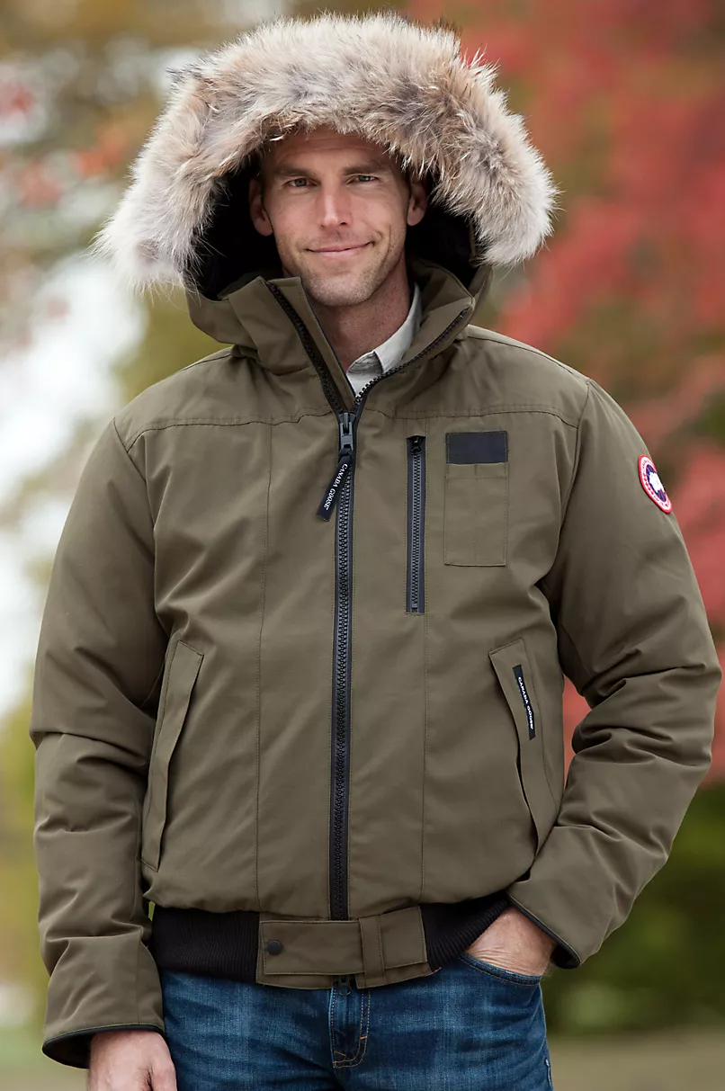 Men's Borden Canada Goose Down Bomber Jacket - Free Shipping USA