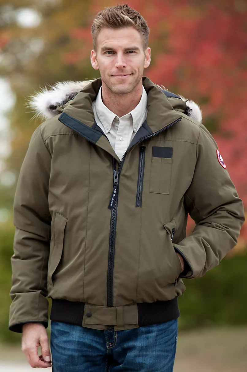 Men's Borden Canada Goose Down Bomber Jacket - Free Shipping USA