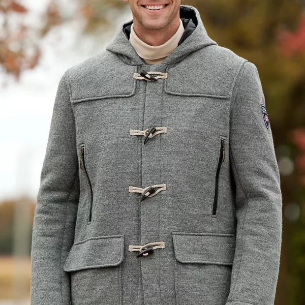 Men's Oslo Hooded Wool Duffle Coat