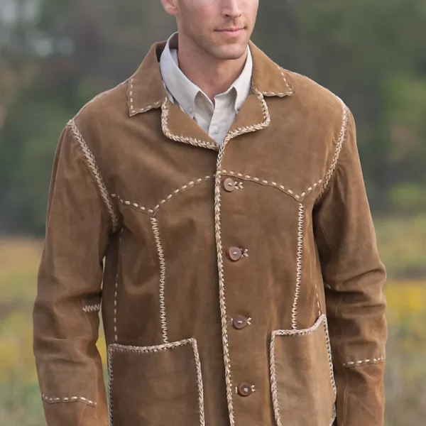 Men's Woodstock Lamb Suede Jacket