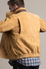 San Diego Lambskin Suede Leather Bomber Jacket US