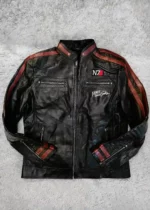 Mark Meer Signed Mass Effect N7 Shepard Leather Jacket