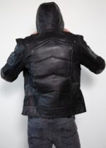 Mens Blackout Armor Leather Jacket Limited Edition